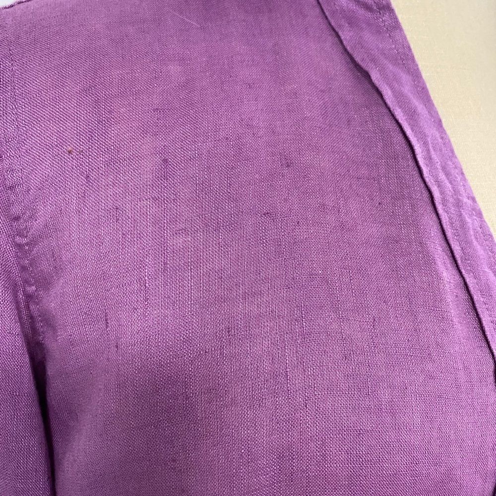 Purple Linen Tunic - Picture 8 of 14